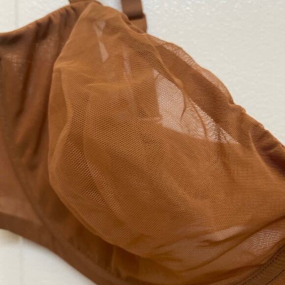 Skims bronze underwire sheer bra 42DD New with tags - Picture 4 of 10